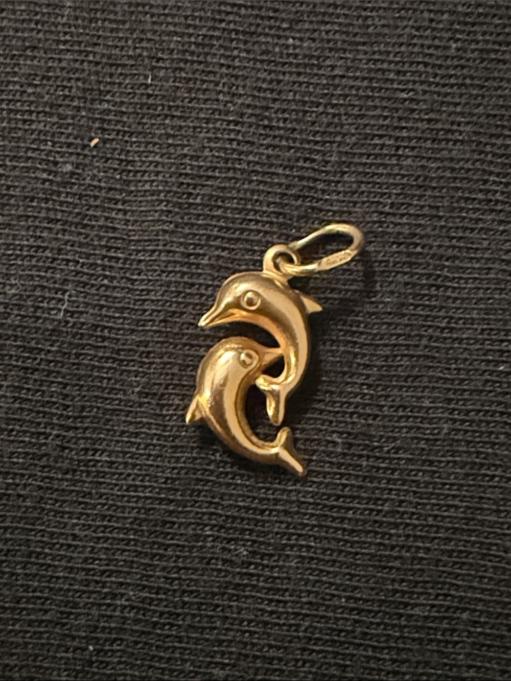 Gold Dolphin Pendant Charm - Women's Jewelry